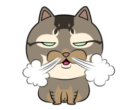 Very loose cat MOHIKUN Part 2 sticker #12180615