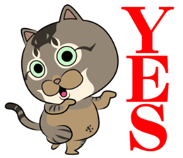 Very loose cat MOHIKUN Part 2 sticker #12180628