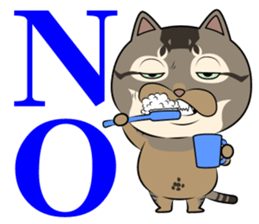 Very loose cat MOHIKUN Part 2 sticker #12180629