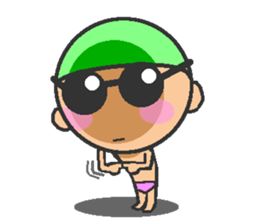 Kansai swimmer sticker #12180780