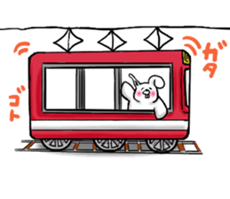 chillin rabbit 2 sticker #12181150