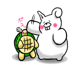 chillin rabbit 2 sticker #12181167