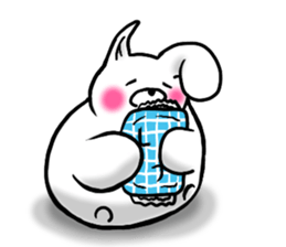 chillin rabbit 2 sticker #12181170
