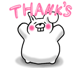 chillin rabbit 2 sticker #12181172