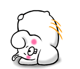 chillin rabbit 2 sticker #12181173