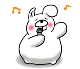 chillin rabbit 2 sticker #12181187