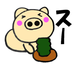 pig that can be uaed3 sticker #12181738