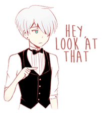 40 Shades of Silver. sticker #12181869