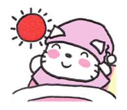 Kitten Macaron sticker #12182990