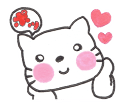 Kitten Macaron sticker #12182993