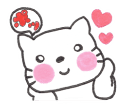 Kitten Macaron sticker #12182993