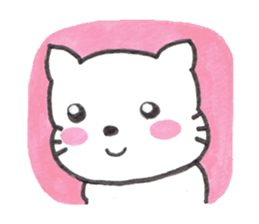 Kitten Macaron sticker #12182994