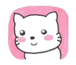 Kitten Macaron sticker #12182994