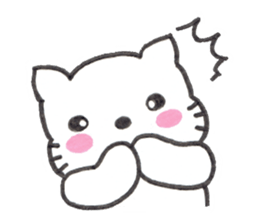 Kitten Macaron sticker #12182996
