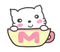 Kitten Macaron sticker #12183006