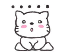 Kitten Macaron sticker #12183007