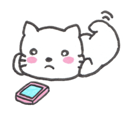 Kitten Macaron sticker #12183015