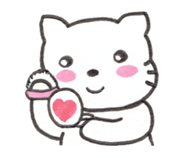 Kitten Macaron sticker #12183022