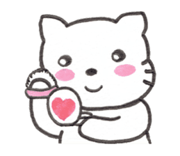 Kitten Macaron sticker #12183022