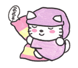 Kitten Macaron sticker #12183029