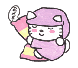 Kitten Macaron sticker #12183029