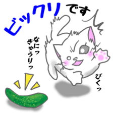 PUNI PUNI kitty / Politely talk ver. sticker #12183619