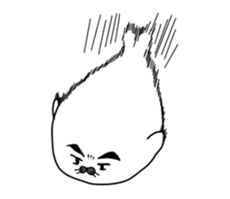 fluffy harbor seal sticker #12183685