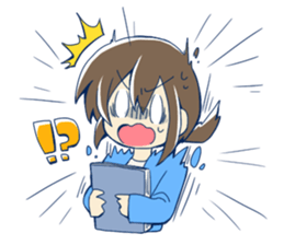 Staff to work sticker #12183713