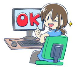 Staff to work sticker #12183716