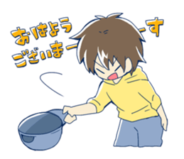 Staff to work sticker #12183735