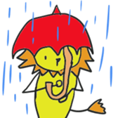 Lion one day of "Mafumafu" sticker #12183786