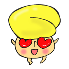 Various face, Mr. firewood mushroom, 4. sticker #12184167