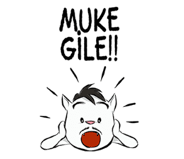 Katro-Si Kucing Retro sticker #12184296