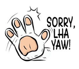 Katro-Si Kucing Retro sticker #12184300