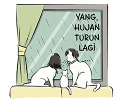 Katro-Si Kucing Retro sticker #12184306