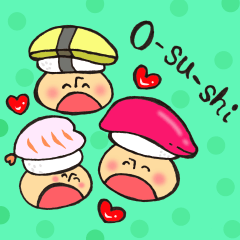 English version Mr. sushi mushroom.