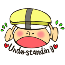 English version Mr. sushi mushroom. sticker #12184406