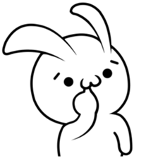 rabbit 5 sticker #12185751