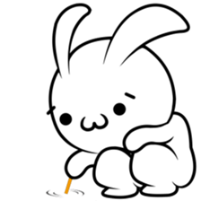 rabbit 5 sticker #12185755