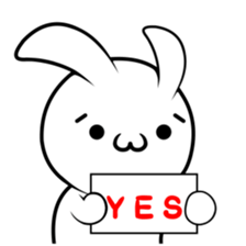 rabbit 5 sticker #12185756