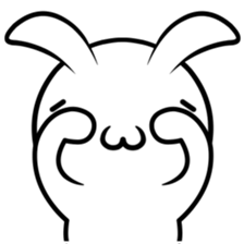 rabbit 5 sticker #12185771