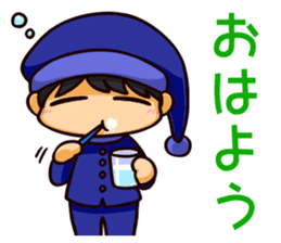 Manager with a baseball player sticker #12185950