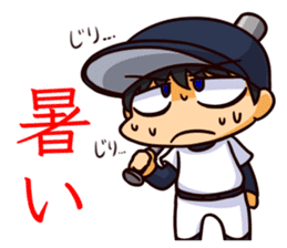 Manager with a baseball player sticker #12185965