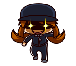 Manager with a baseball player sticker #12185978