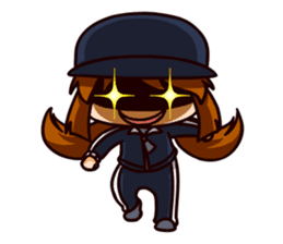 Manager with a baseball player sticker #12185978