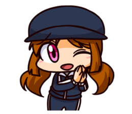 Manager with a baseball player sticker #12185980
