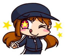 Manager with a baseball player sticker #12185982