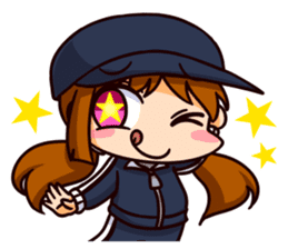 Manager with a baseball player sticker #12185982