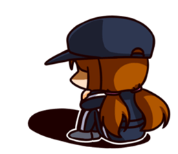 Manager with a baseball player sticker #12185983