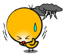 Three hair chick sticker #12186474